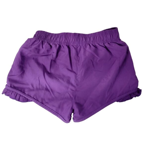 ORageous Girls Medium Solid Bright Violet Athletic Boardshorts New without Tags - Picture 2 of 5